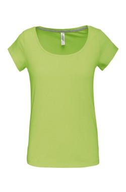 Tee-shirt femme coupe ajustée lime