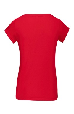 Tee-shirt femme coupe ajustée rouge