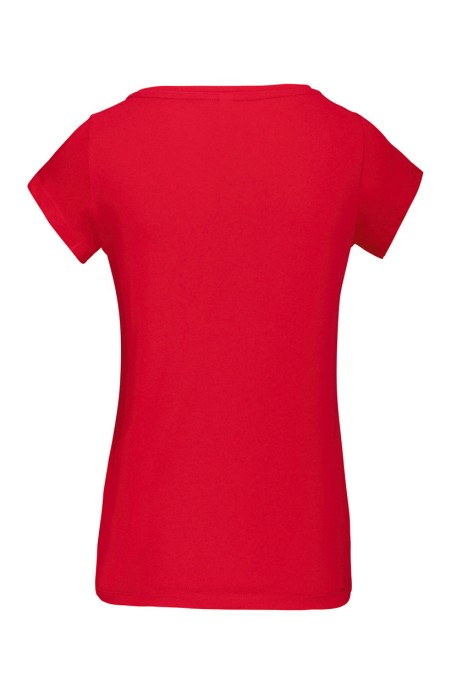 Tee-shirt femme coupe ajustée rouge