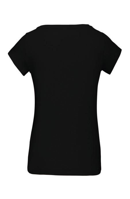 Tee-shirt femme coupe ajustée noir