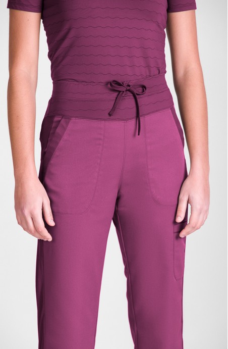 Pantalon professionnel femme fuchsia